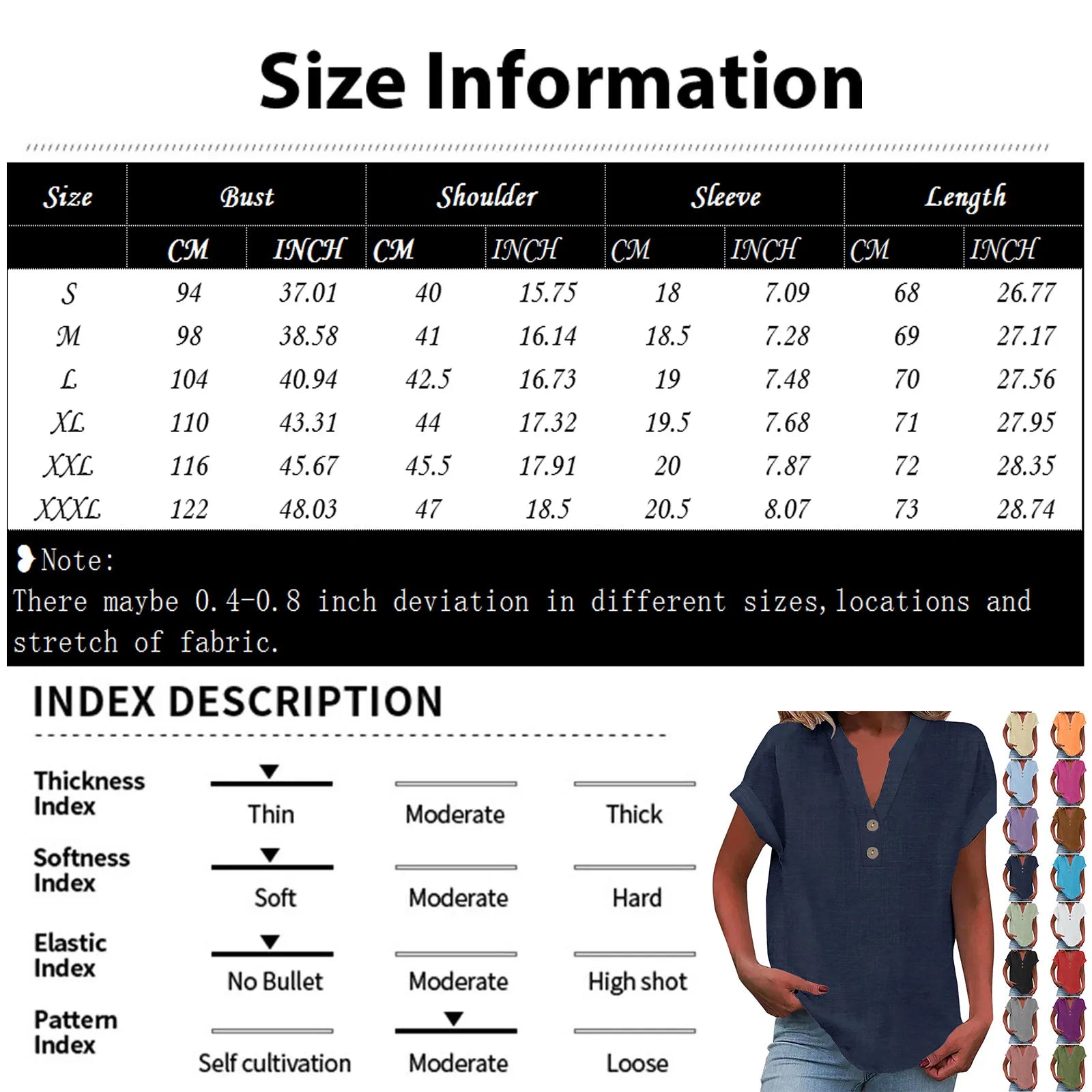Breezy V Neck Cotton Linen Shirt for Women ATHLEXES