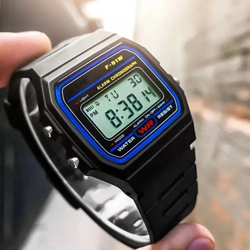 Vintage Square LED Sports Couple Watches ATHLEXES