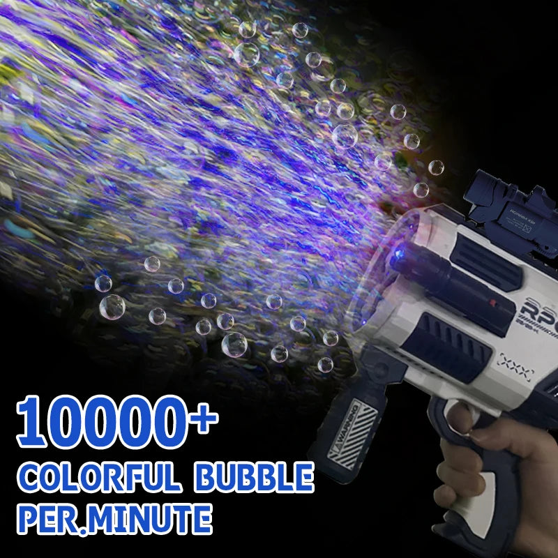 BubbleJoy Rechargeable Bubble Machine Gun ATHLEXES