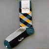Happy Socks Men's Diamond Check Crew Socks for All Seasons ATHLEXES