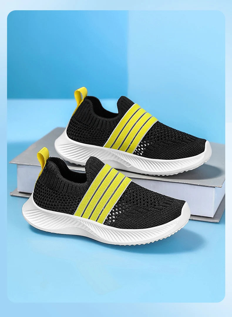 CoolBlue Kids Mesh Running Sneakers ATHLEXES