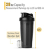 EliteBlend 600ml Protein Shaker Bottle ATHLEXES