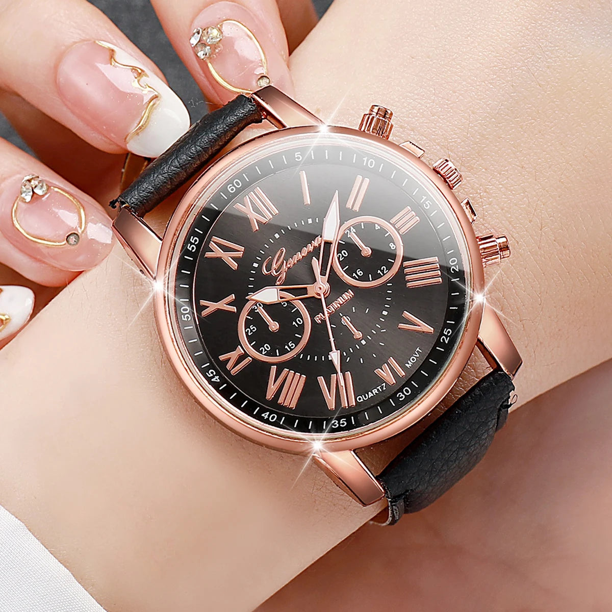 Chic Roma Dial Women's Watch Set ATHLEXES