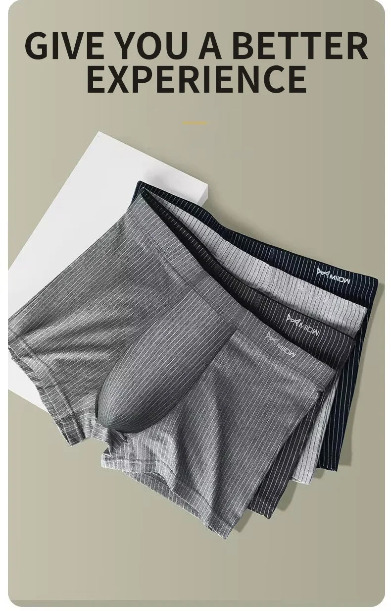 MiiOW Men's Cotton Boxer Trunks Set ATHLEXES