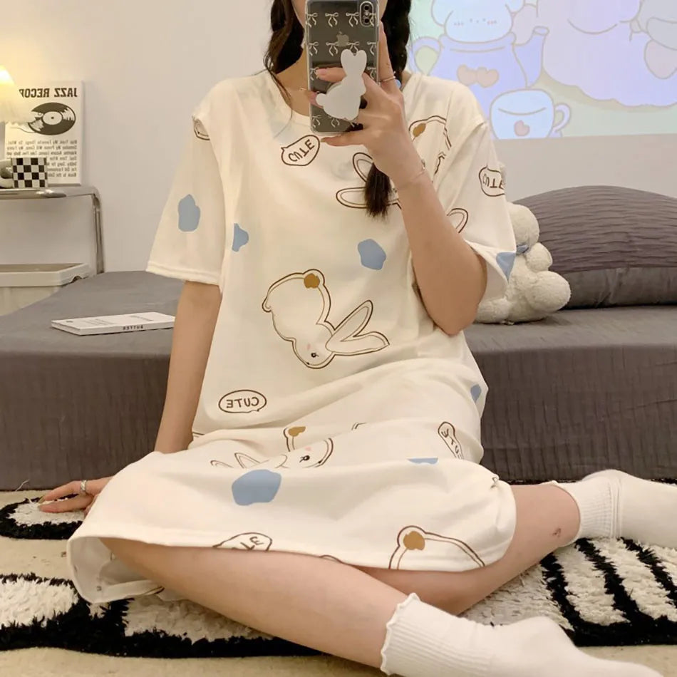 Chic Maternity Nightgown for Easy Breastfeeding ATHLEXES