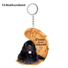 Heartfelt Dog Angel Pendant Keychain ATHLEXES