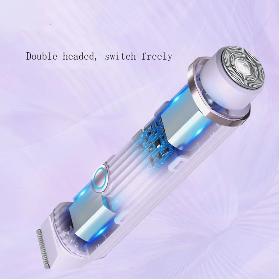 GlamGlow 2-in-1 Women's Electric Shaver ATHLEXES