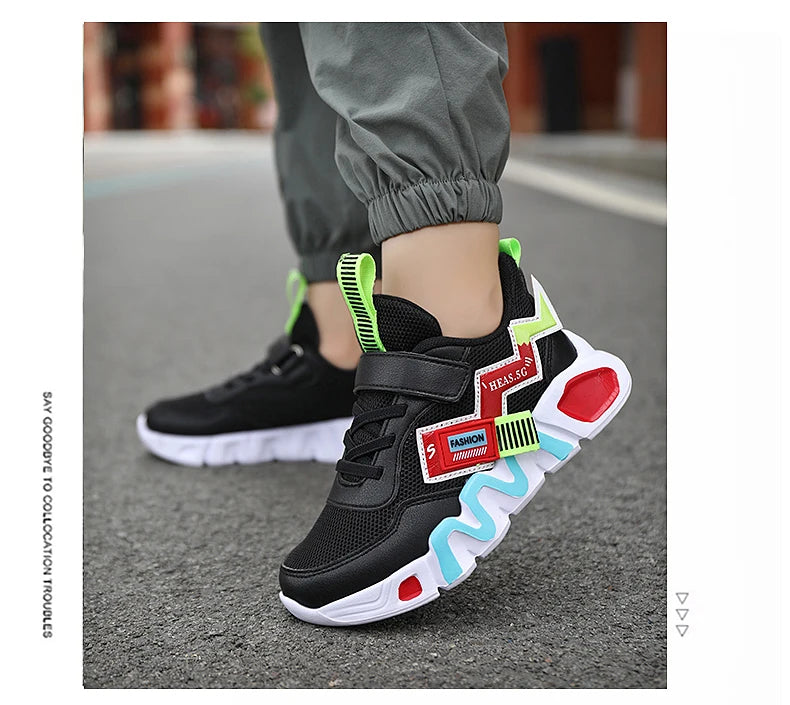 Kids Breathable Mesh Sneakers for Active Boys ATHLEXES