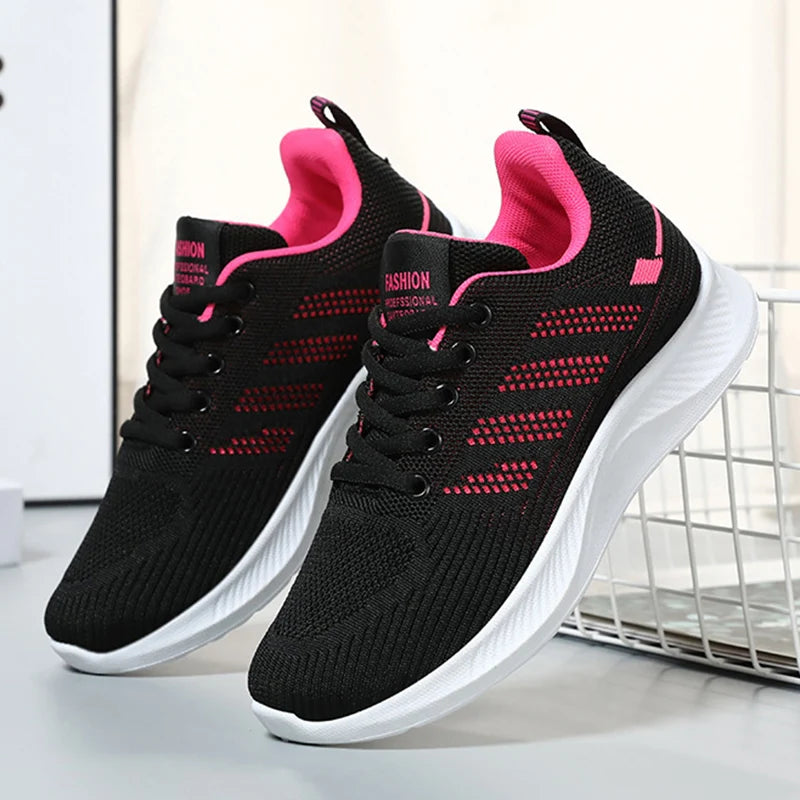 BreathEasy Women's Mesh Flat Sneakers 2024 ATHLEXES