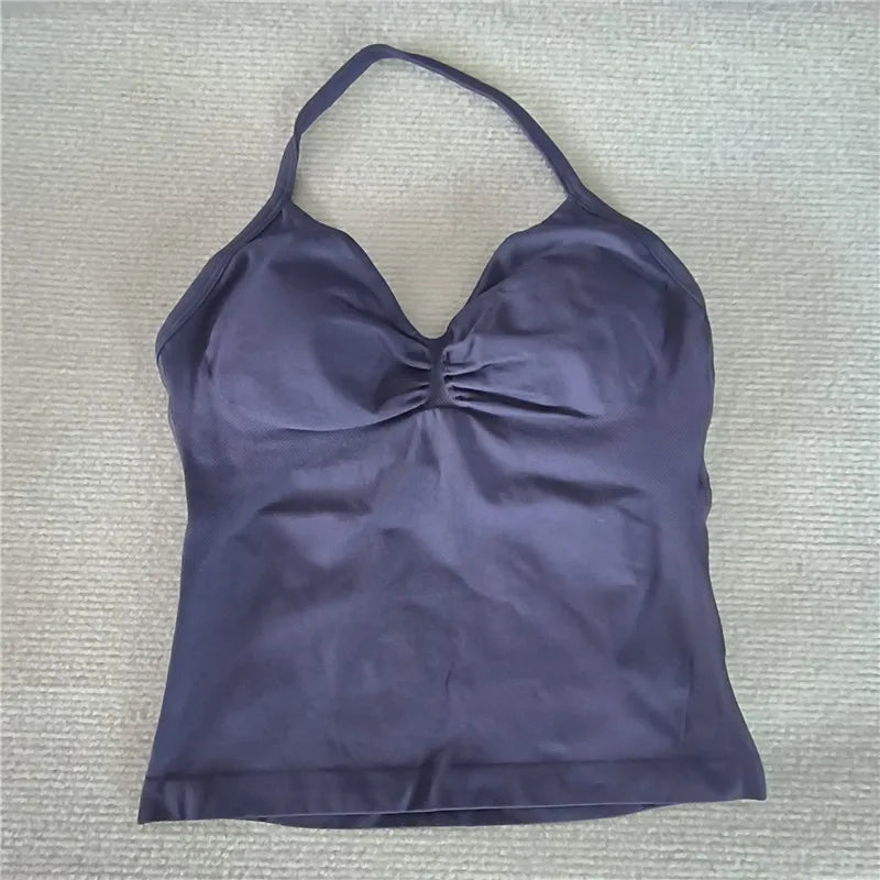 Seamless V Neck Fitness Tank Top for Women ATHLEXES