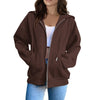 Chic Comfort 2024 Zip-Up Warm Hooded Sweatshirt for Women ATHLEXES