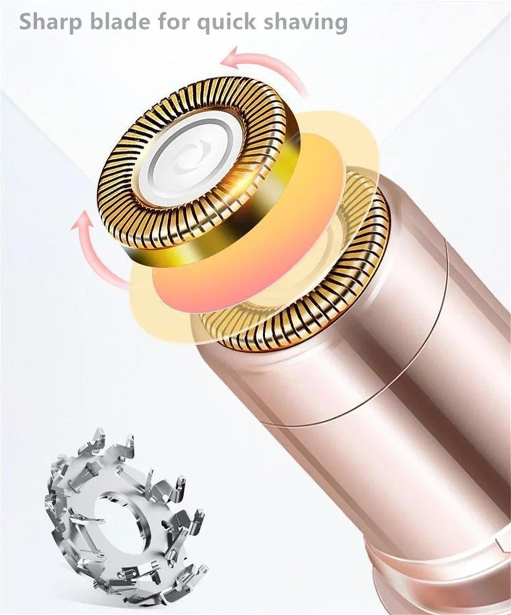 GlamTouch Electric Eyebrow and Facial Trimmer ATHLEXES