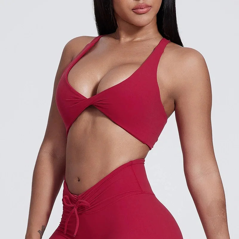 SHINBENE Women's Yoga Fitness Sports Bra ATHLEXES