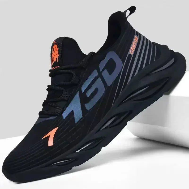 Men's casual light mesh sports shoes summer breathable cool running shoes fashion soft sole comfortable non slip male's sneakers ATHLEXES