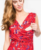 Nursing Blossom V-Neck Summer Dress ATHLEXES