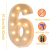 Giant LED Birthday Number Frame for Celebrations ATHLEXES