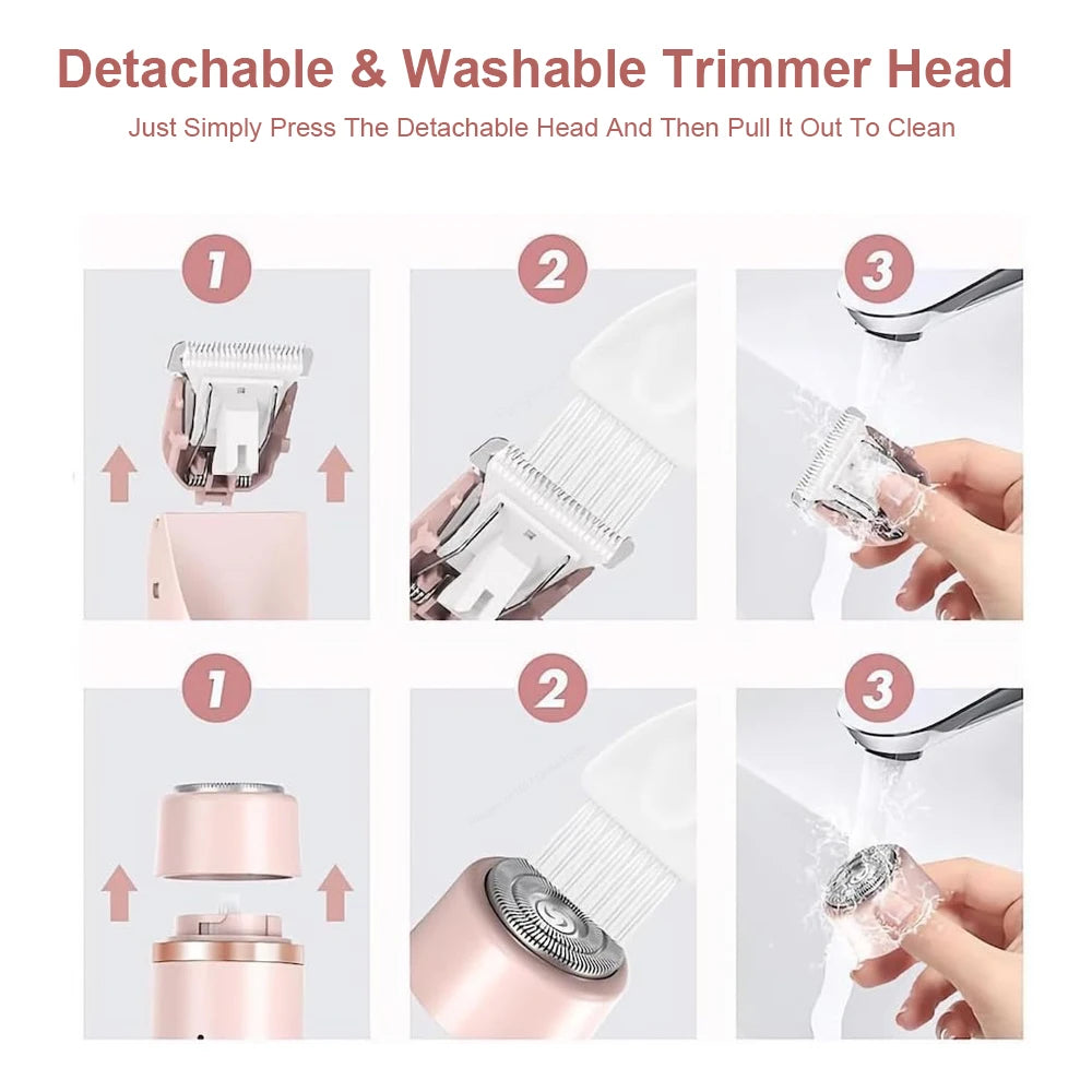 SilkSmooth 2 in 1 Painless Hair Trimmer ATHLEXES