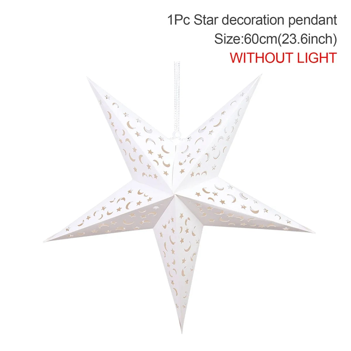 Eid Star Pendant: 30-75cm Festive Decor 2025 ATHLEXES