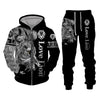 3D Lion Graphic Hoodie Tracksuit ATHLEXES