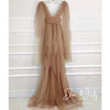 Boho Tulle Maternity Dress for Baby Showers ATHLEXES