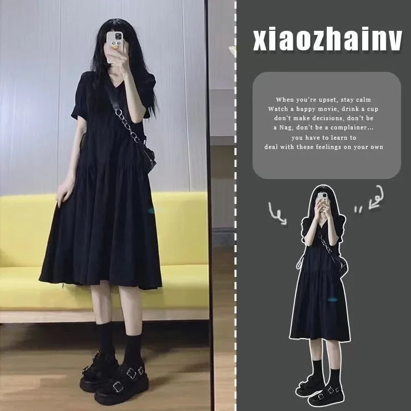 Chic V Neck Maternity Dress for Summer Comfort ATHLEXES