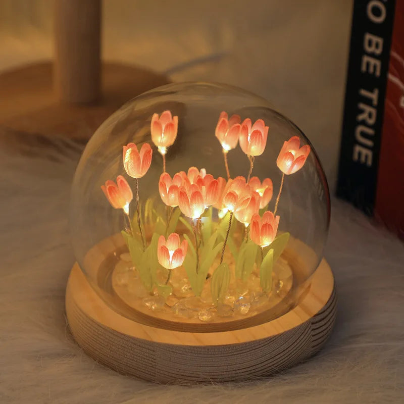 CloudGlow Handmade Flower Night Light ATHLEXES