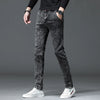 Classic Slim Stretch Black & Dark Gray Men's Jeans Trousers ATHLEXES