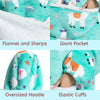 CozyNest Oversized Flannel Hoodie Blanket ATHLEXES