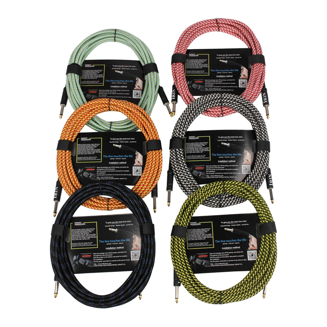 IRIN Premium No Noise Audio Cable for Guitar & Bass ATHLEXES