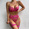 Luxe Floral Embroidery Lingerie Set ATHLEXES
