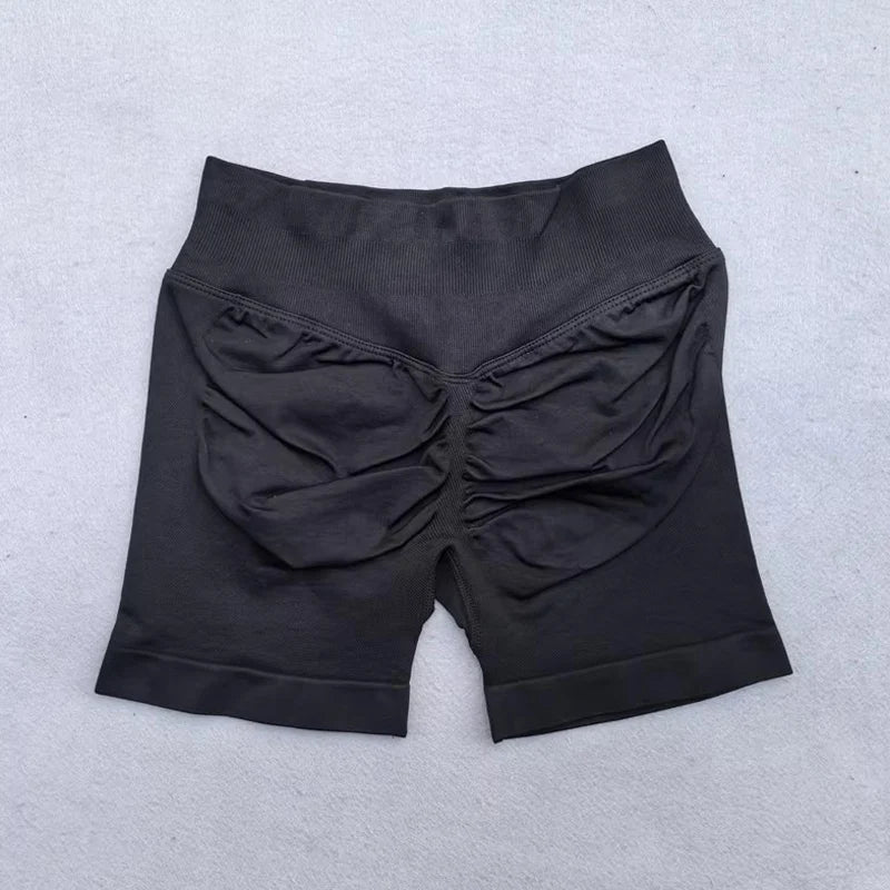 Seamless Flex Ribbed Yoga Shorts for Women ATHLEXES