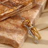 E.B.belle People Hug Pendant Necklace in Gold ATHLEXES