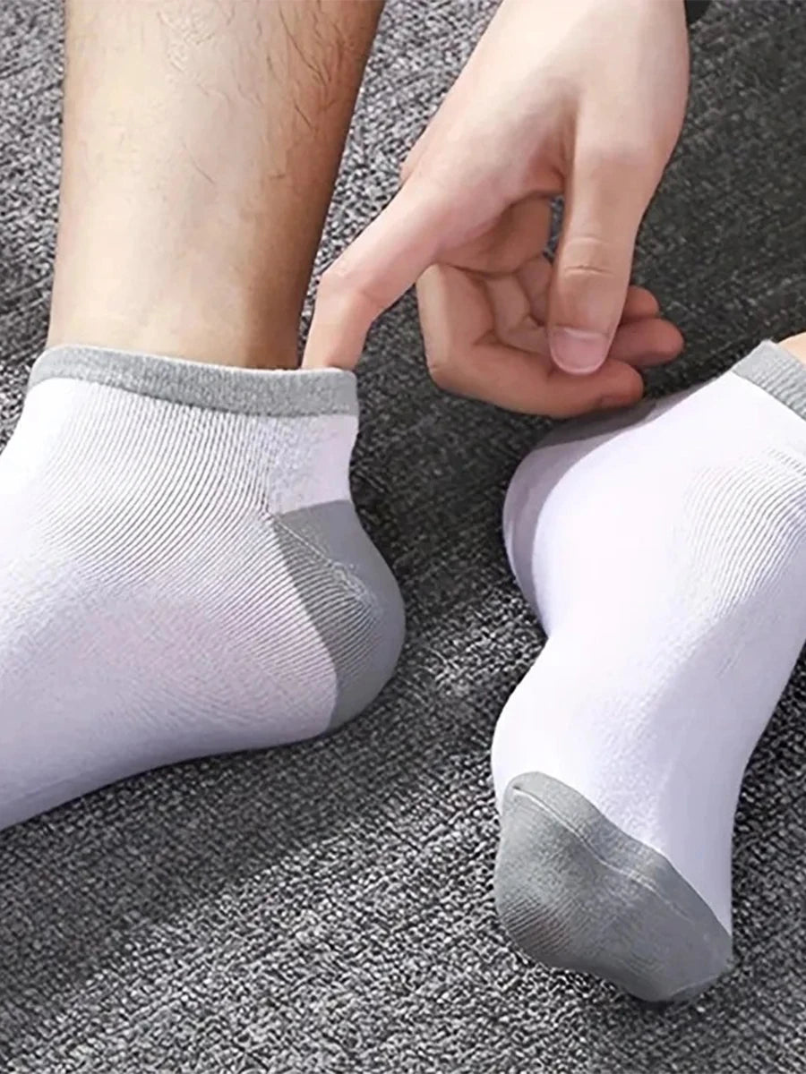 BreatheEasy Men's Ankle Socks 10 Pair Set ATHLEXES