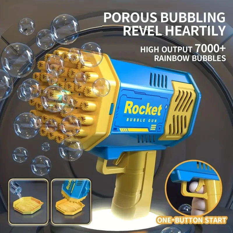RocketBurst 40 Hole Bubble Blower Toy Outdoor ATHLEXES
