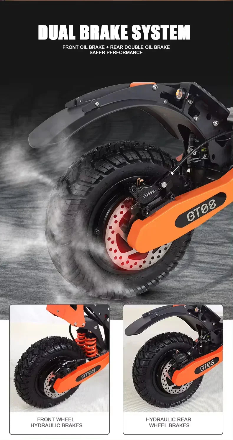 DT08 2024 Elite 5600W Dual Motor Electric Scooter ATHLEXES