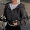 Chic Korean Fleece Lined Hoodie Jacket ATHLEXES