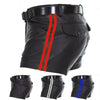 Urban Luxe PU Leather Shorts for Men ATHLEXES