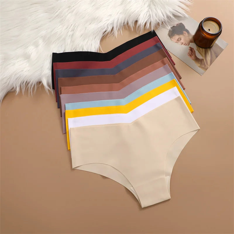 4PC Women Seamless Briefs Sexy V-Waist Underwear Set ATHLEXES