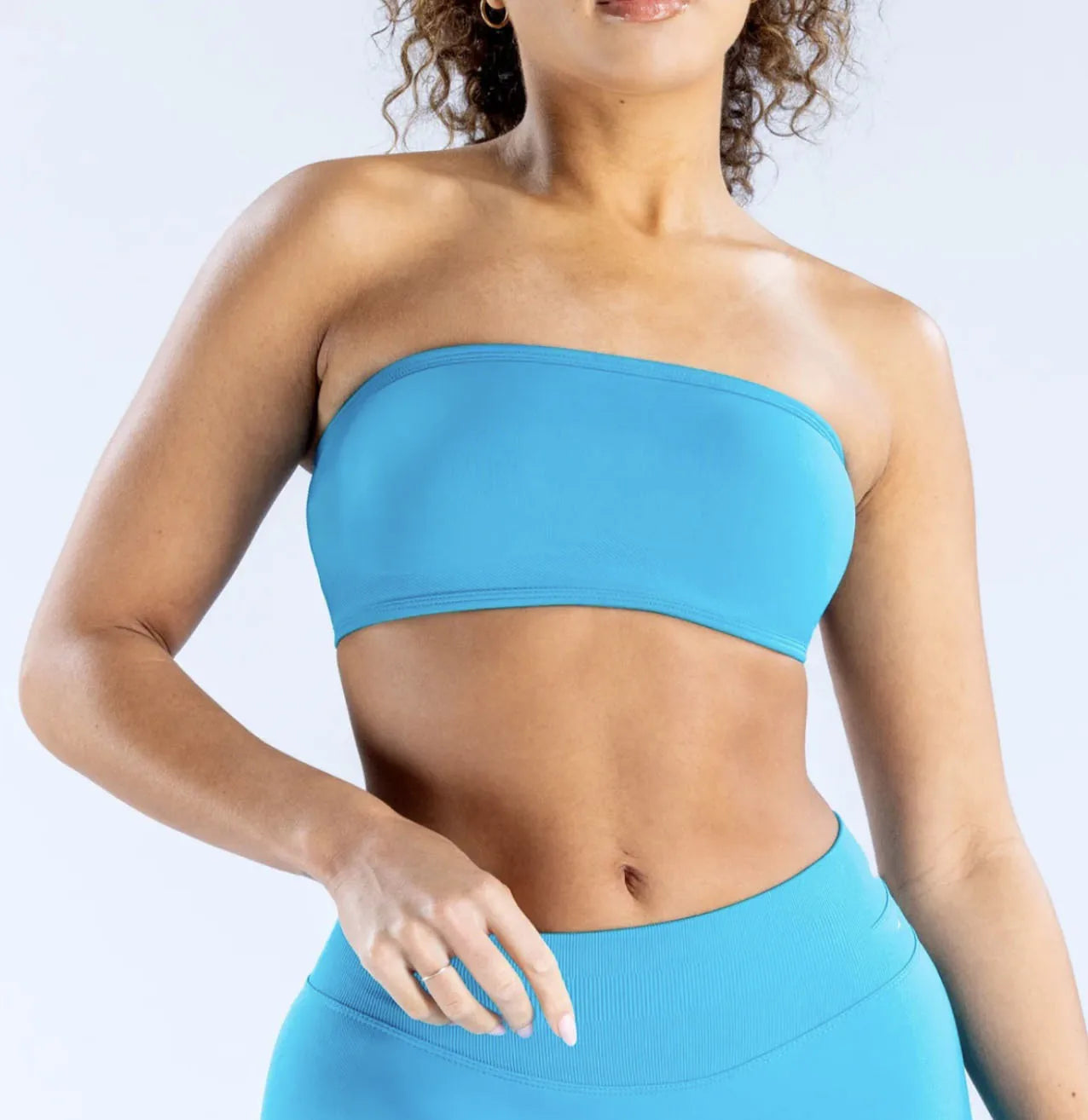 MatteFlex Backless Bandeau Sports Bra Top ATHLEXES