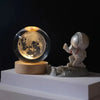 Luminous Saturn 3D Solar System Crystal Sphere ATHLEXES