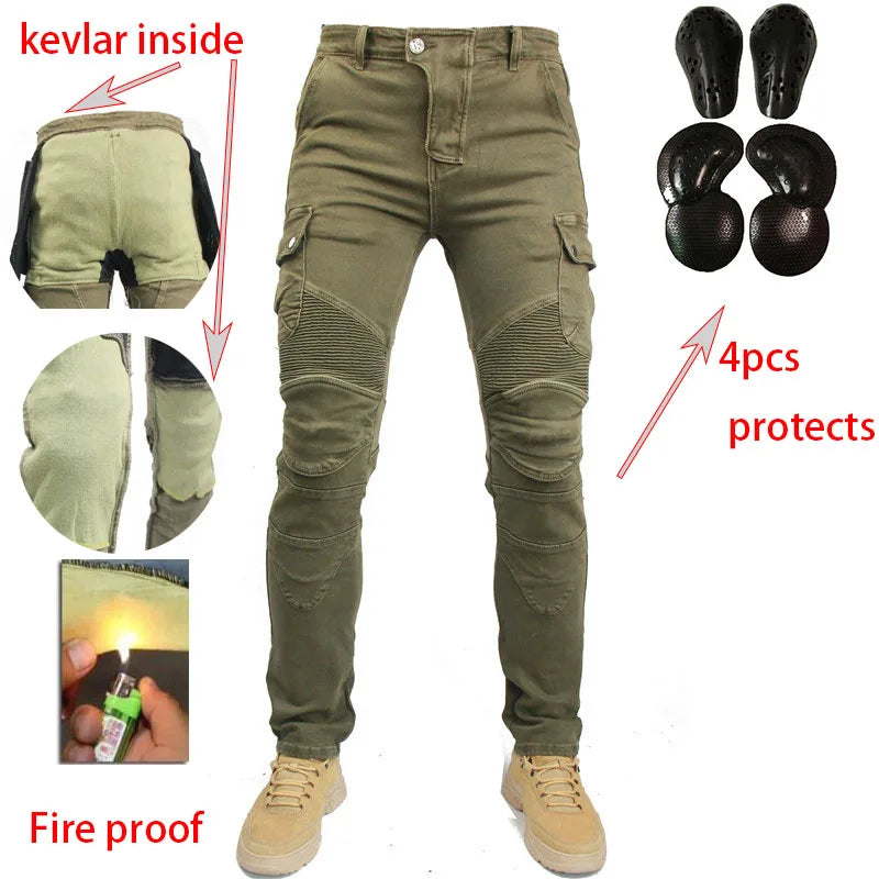 KevlarGuard Men's Motorcycle Riding Jeans ATHLEXES