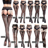 Seductive Fishnet Crotchless Pantyhose with Suspenders ATHLEXES