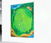PGM DJD040 Indoor Golf Dartboard Training Mat ATHLEXES