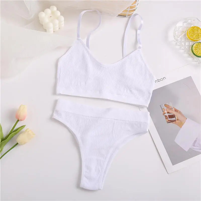 Women Bra Set Panties Sexy Push Up Bralette Sports Lingerie S-XL ATHLEXES