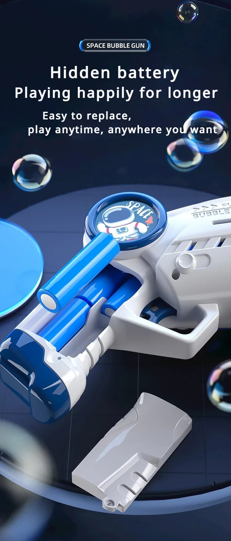 Astronaut Bubble Blaster Automatic Bubble Gun ATHLEXES