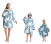 CozyNest Oversized Flannel Hoodie Blanket ATHLEXES