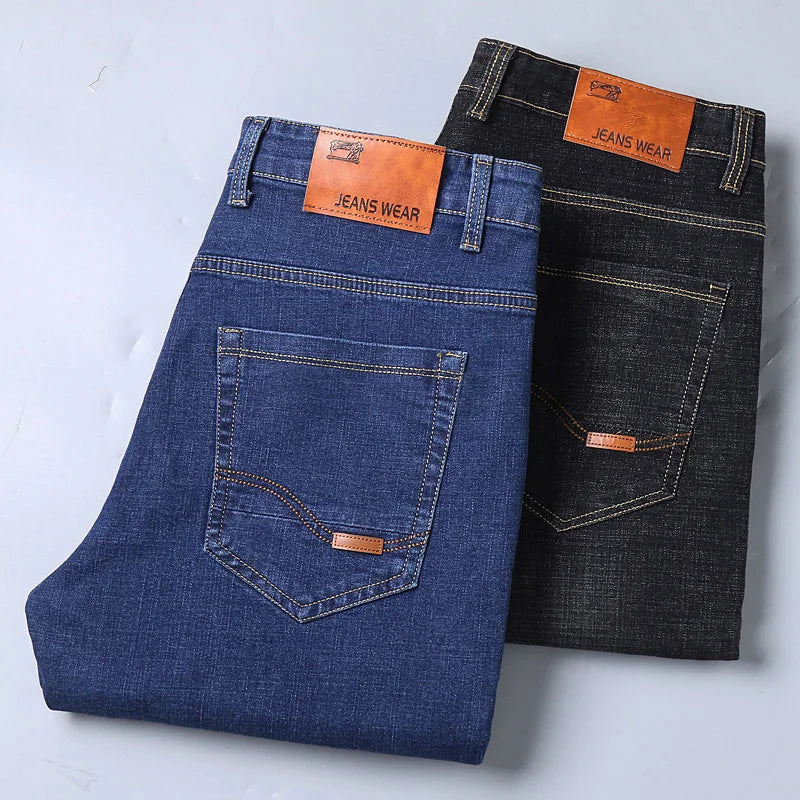 Elite Comfort Slim Fit Denim Trousers for Men ATHLEXES