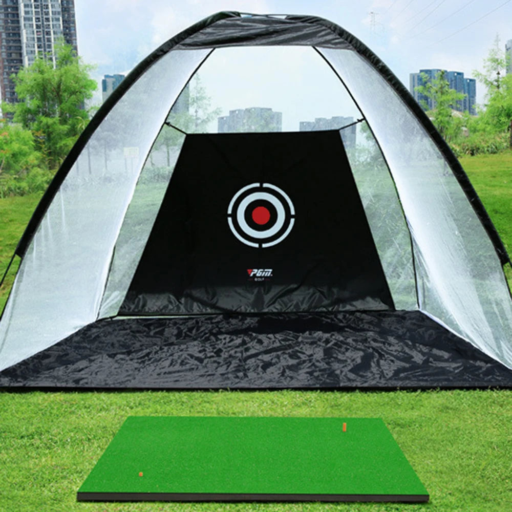 PGM Portable Golf Practice Tent Net System ATHLEXES