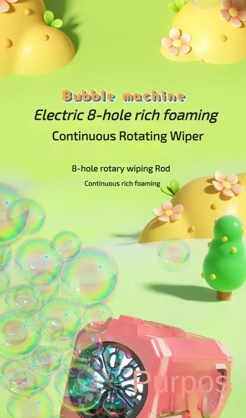 Fantasy Bubbles Electric Bubble Gun Toy ATHLEXES