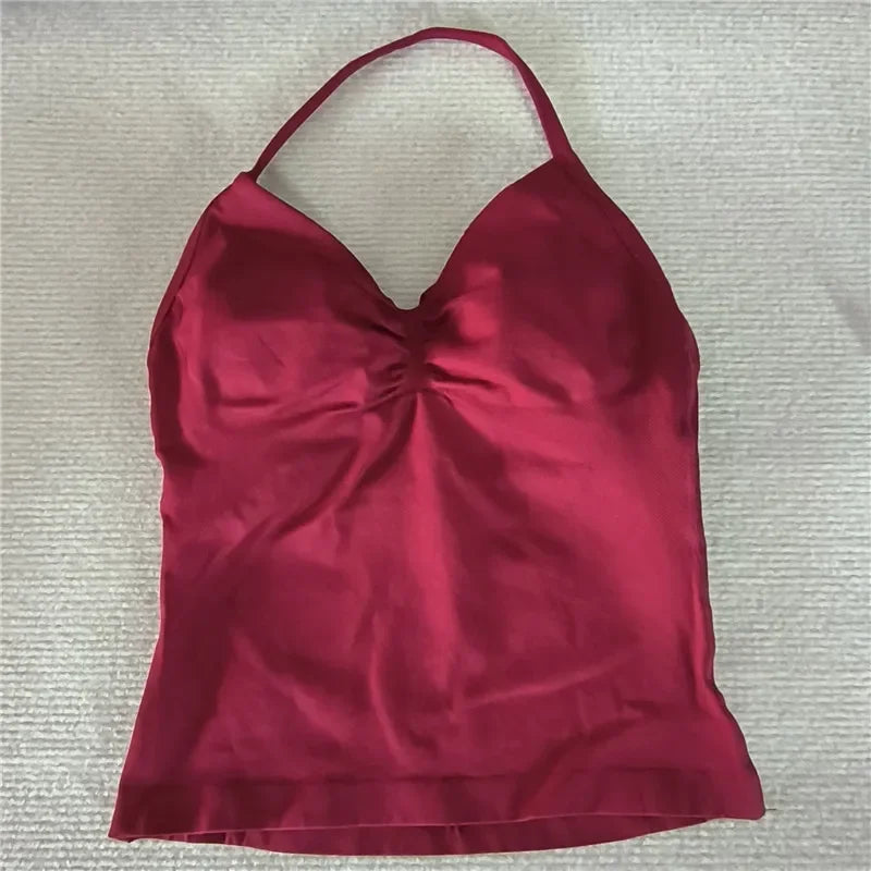 SleekFit V Neck Longline Gym Tank Top ATHLEXES